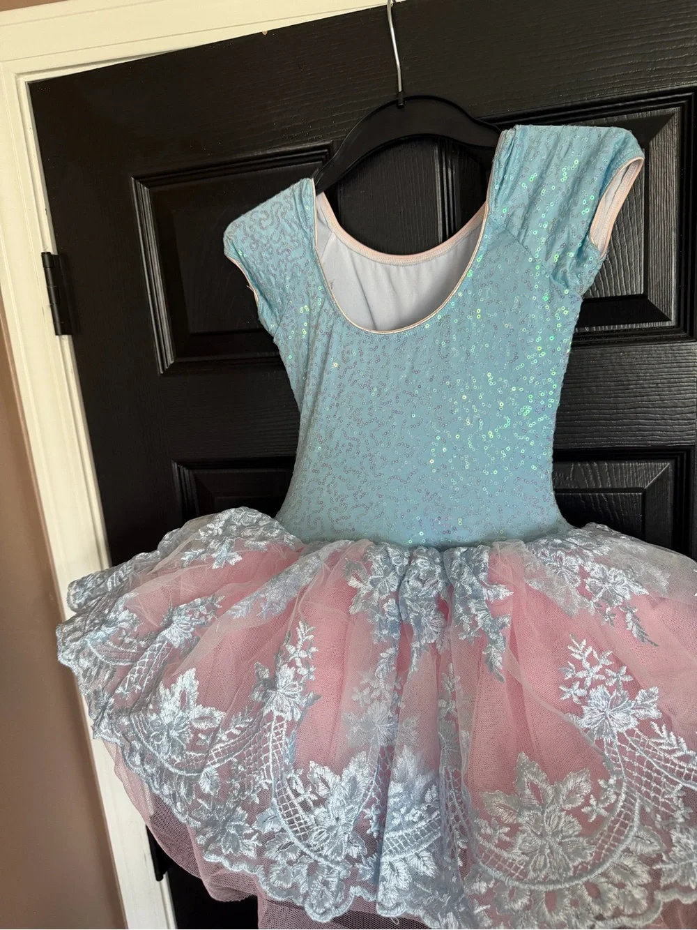 Revolution Blue and Pink Lace Tulle Ballet Tutu Dress
